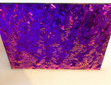 Black CBS Magenta Reflector 'Florentine' 90 COE Dichroic Glass - Beautiful!