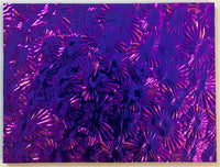 Black CBS Magenta Reflector 'Florentine' 90 COE Dichroic Glass - 5 sizes available!