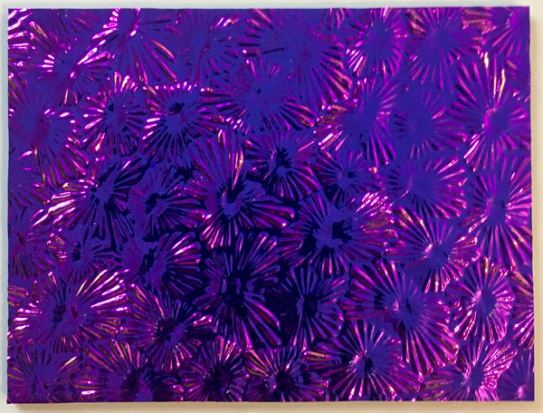 Black CBS Magenta Reflector 'Florentine' 90 COE Dichroic Glass - 5 sizes available!