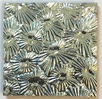Black CBS Red Silver 'Florentine' 90 COE Dichroic Glass 3 sizes available!