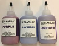 Glassline 'Shades of Purple' Fusing Glass Paints Set - Purple, Lavender and Amethyst