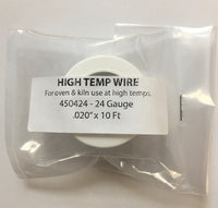 Glass & Ceramic Fusing 24 Gauge High Temp Wire for Hangers, Flowers and More!