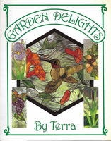 1999 'Garden Delights' Stained Glass and Mosaic Pattern Book by Terra