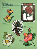 1997 'State Flowers in Stained Glass' Pattern Book - Sixty pages of full size patterns!