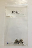 Metal Tip Set for Glassline paints - Glass and Porcelain Fusing