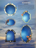Vintage 1998 'Mirrors & Frames' Full-Size Stained Glass Pattern Book NOS - Great patterns!