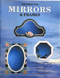 Vintage 1998 'Mirrors & Frames' Full-Size Stained Glass Pattern Book NOS - Great patterns!