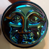Iridescent Iris Moonface Jewels for Stained Glass, Lampshades and Jewelry - Breathtakingly beautiful!