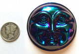 Iridescent Iris Moonface Jewels for Stained Glass, Lampshades and Jewelry - Breathtakingly beautiful!