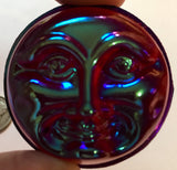 Iridescent Iris Moonface Jewels for Stained Glass, Lampshades and Jewelry - Breathtakingly beautiful!