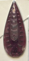 Large Jewel Teardrop Pendant and Pentagon Glass Jewels Stained Glass - Eight (8) Colors Available! Gorgeous!