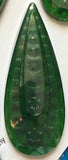 Large Jewel Teardrop Pendant and Pentagon Glass Jewels Stained Glass - Eight (8) Colors Available! Gorgeous!