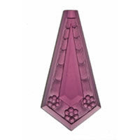 Large Jewel Teardrop Pendant and Pentagon Glass Jewels Stained Glass - Eight (8) Colors Available! Gorgeous!