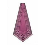 Large Jewel Teardrop Pendant and Pentagon Glass Jewels Stained Glass - Eight (8) Colors Available! Gorgeous!