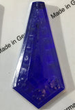 Large Jewel Teardrop Pendant and Pentagon Glass Jewels Stained Glass - Eight (8) Colors Available! Gorgeous!