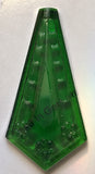 Large Jewel Teardrop Pendant and Pentagon Glass Jewels Stained Glass - Eight (8) Colors Available! Gorgeous!