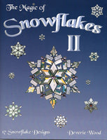OOP 2001 'The Magic of Snowflakes 2' Stained Glass Patterns - Full size patterns that can use bevels and jewels!