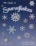 OOP 1997 'The Magic of Snowflakes' Stained Glass Patterns - Full size patterns that can use bevels and jewels!