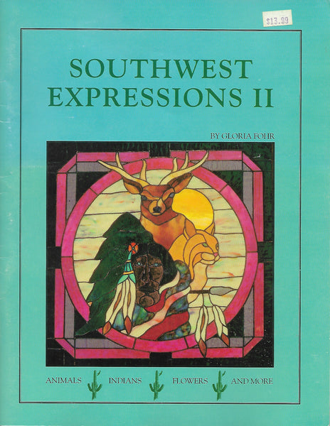 Vintage 1994 'Southwest Expressions 2' Stained Glass Pattern Book - OOP - Incredible patterns!