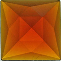 Square 30mm Faceted Glass Jewel - 8 Colors Available! - Stained Glass and Leaded Projects