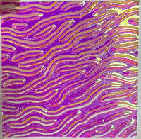 Clear CBS Magenta Green 'Stream X' 90 COE Dichroic Glass - 5 sizes available!