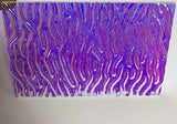 Clear CBS Cyan Copper 'Stream X' 90 COE Dichroic Glass - 5 sizes available!