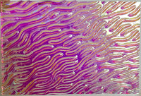 Clear CBS Magenta Green 'Stream X' 90 COE Dichroic Glass - 5 sizes available!