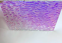 Clear CBS Cyan Copper 'Stream X' 90 COE Dichroic Glass - 5 sizes available!