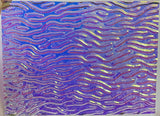 Clear CBS Cyan Copper 'Stream X' 90 COE Dichroic Glass - 5 sizes available!
