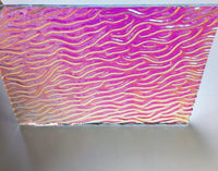 Clear CBS Magenta Green 'Stream X' 90 COE Dichroic Glass - 5 sizes available!
