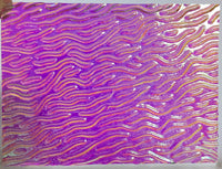 Clear CBS Magenta Green 'Stream X' 90 COE Dichroic Glass - 5 sizes available!