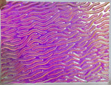 Clear CBS Magenta Green 'Stream X' 90 COE Dichroic Glass - 5 sizes available!
