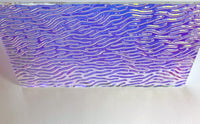 Clear CBS Cyan Copper 'Stream X' 90 COE Dichroic Glass - 5 sizes available!