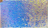 Clear CBS Cyan Copper 'Stream X' 90 COE Dichroic Glass - 5 sizes available!