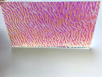 Clear CBS Magenta Green 'Stream X' 90 COE Dichroic Glass - 5 sizes available!